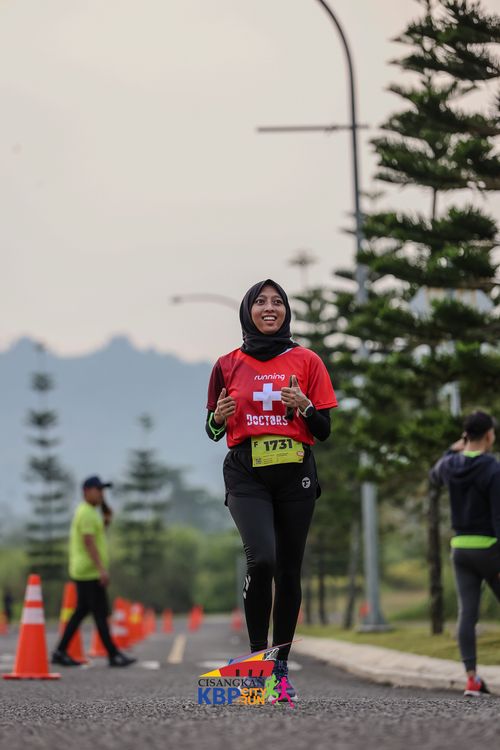 Race photo from CISANGKAN KBP CITY RUN 2025