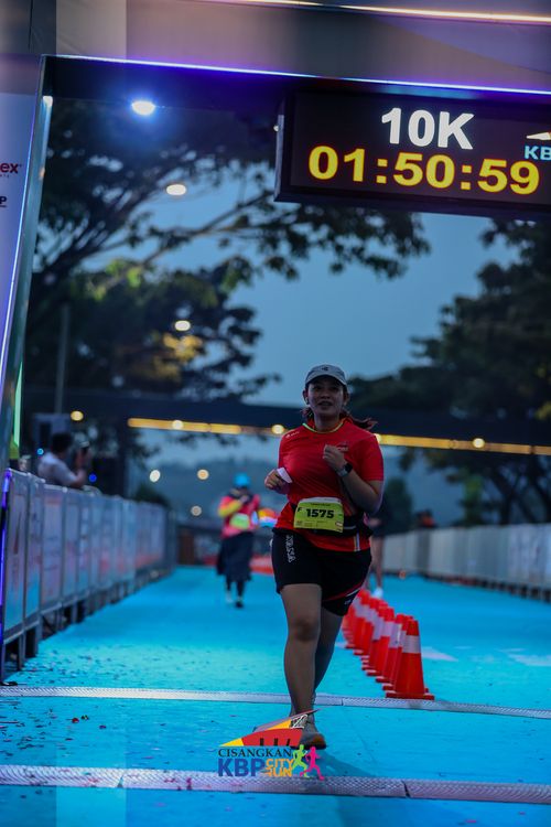 Race photo from CISANGKAN KBP CITY RUN 2025