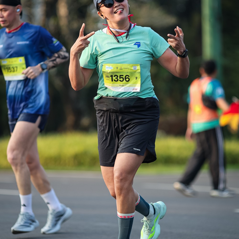 Race photo from BOGORUN 2026