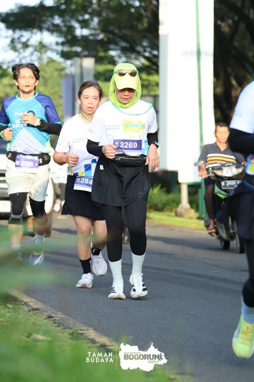 Race photo from Taman Budaya x BOGORUN 2025