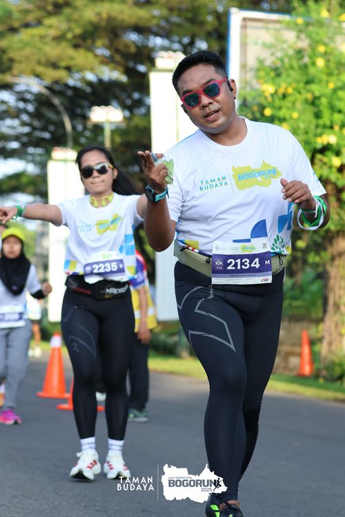Race photo from Taman Budaya x BOGORUN 2025