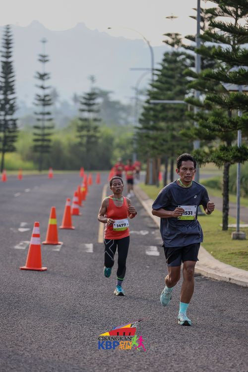 Race photo from CISANGKAN KBP CITY RUN 2025