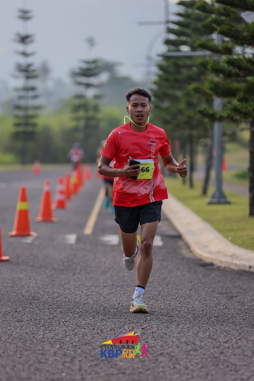 Race photo from CISANGKAN KBP CITY RUN 2025