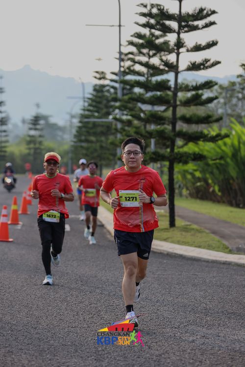 Race photo from CISANGKAN KBP CITY RUN 2025