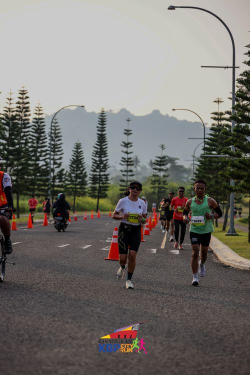 Race photo from CISANGKAN KBP CITY RUN 2025