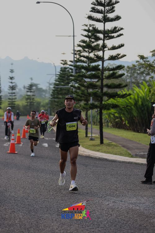 Race photo from CISANGKAN KBP CITY RUN 2025