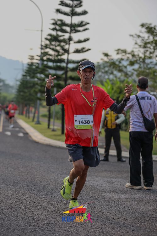 Race photo from CISANGKAN KBP CITY RUN 2025