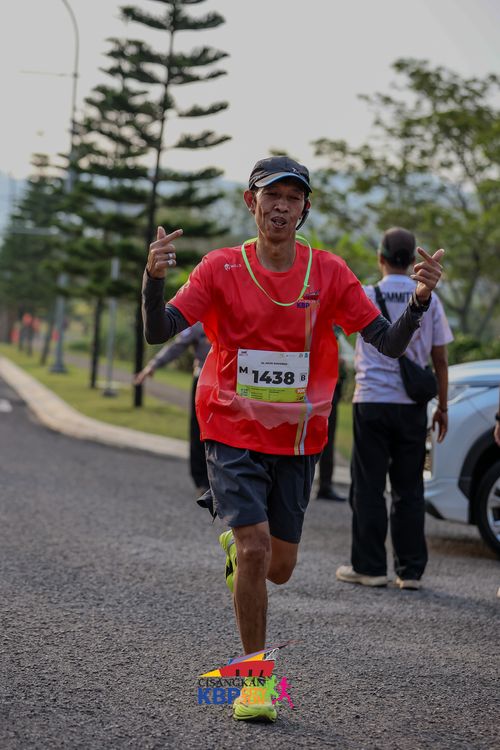 Race photo from CISANGKAN KBP CITY RUN 2025