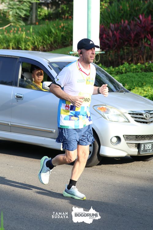 Race photo from Taman Budaya x BOGORUN 2025