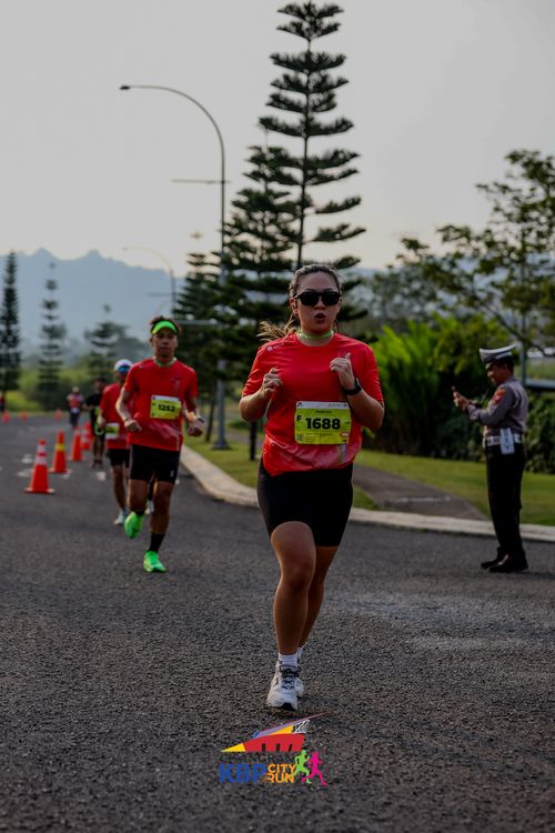 Race photo from CISANGKAN KBP CITY RUN 2025