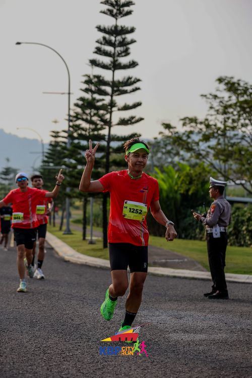Race photo from CISANGKAN KBP CITY RUN 2025