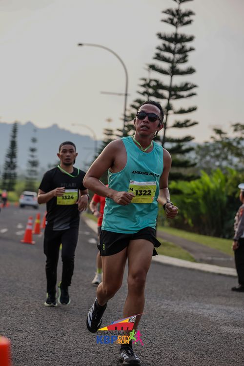 Race photo from CISANGKAN KBP CITY RUN 2025