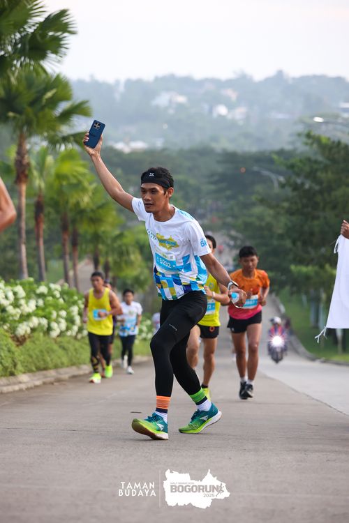 Race photo from Taman Budaya x BOGORUN 2025
