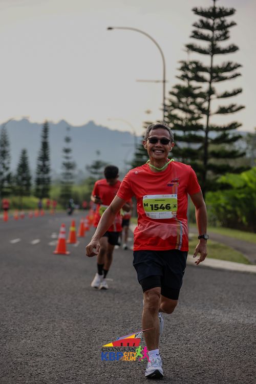 Race photo from CISANGKAN KBP CITY RUN 2025