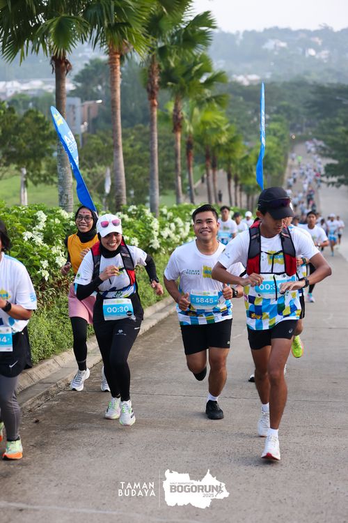 Race photo from Taman Budaya x BOGORUN 2025