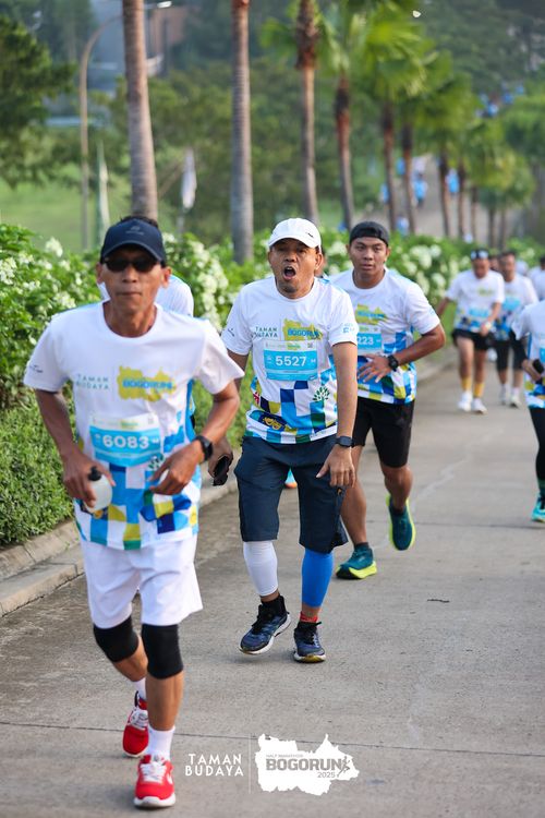 Race photo from Taman Budaya x BOGORUN 2025