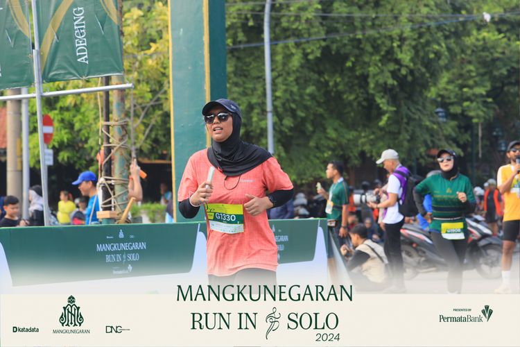 Race photo from Mangkunegaran Run 2024