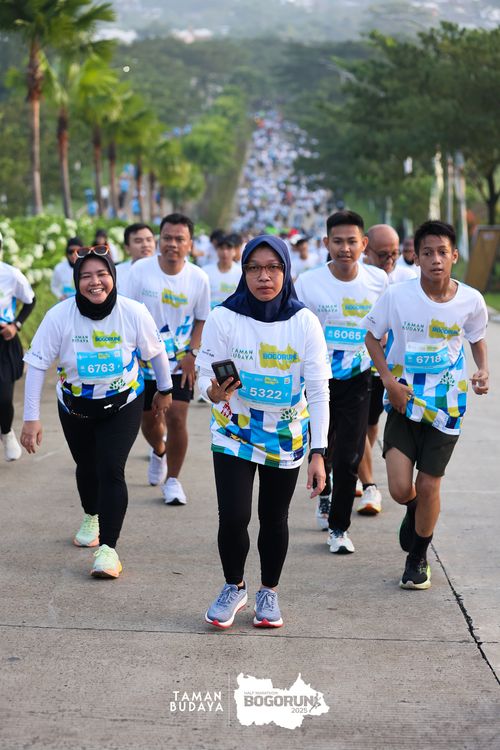 Race photo from Taman Budaya x BOGORUN 2025