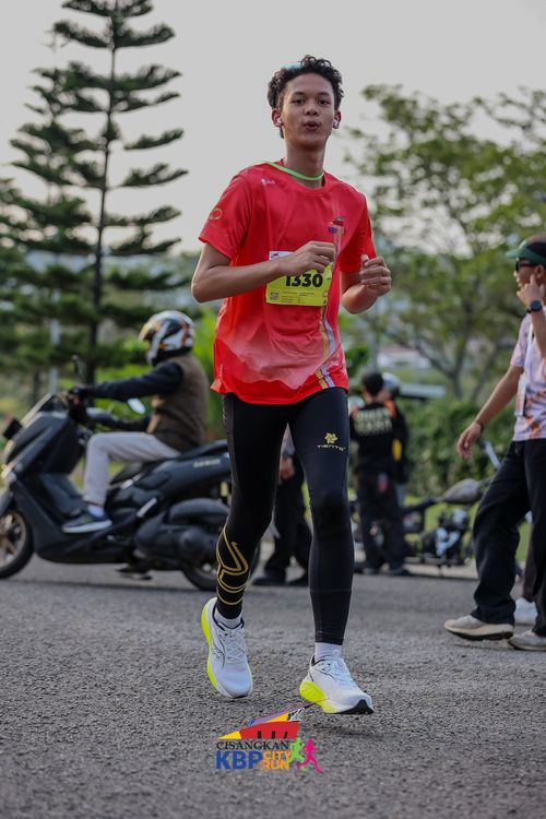 Race photo from CISANGKAN KBP CITY RUN 2025