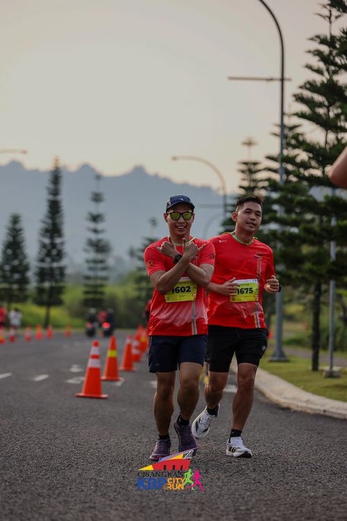 Race photo from CISANGKAN KBP CITY RUN 2025