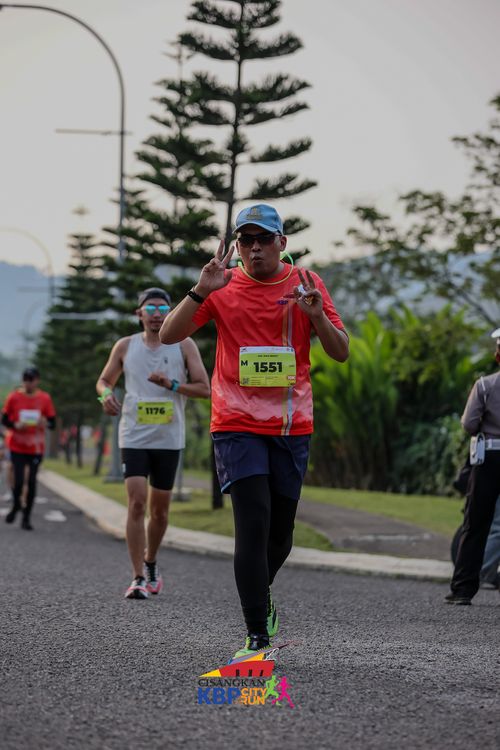 Race photo from CISANGKAN KBP CITY RUN 2025