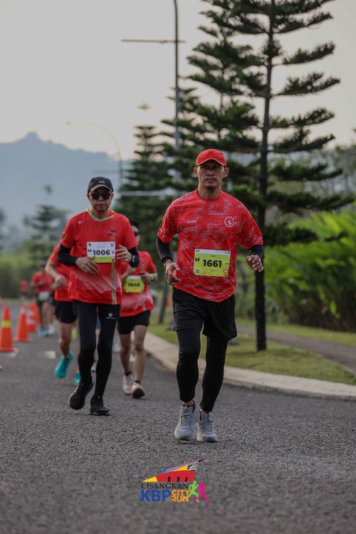 Race photo from CISANGKAN KBP CITY RUN 2025