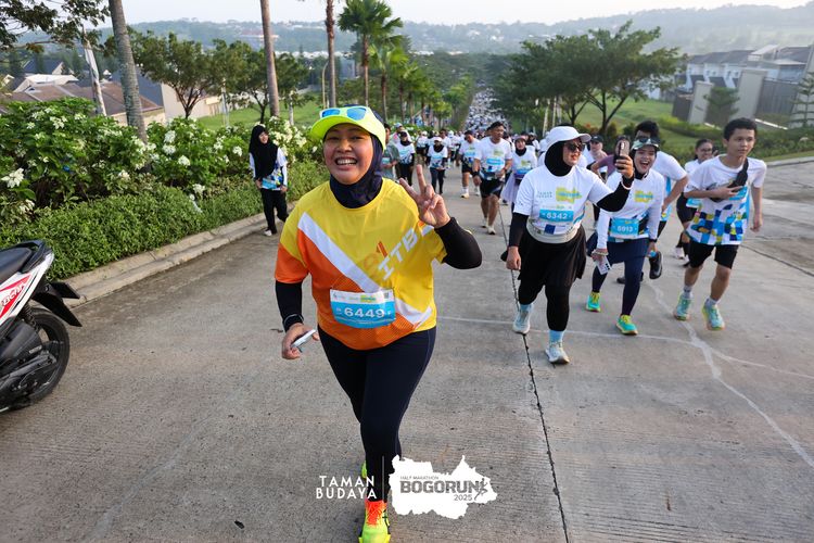 Race photo from Taman Budaya x BOGORUN 2025