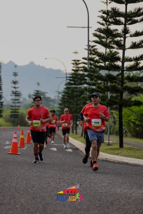 Race photo from CISANGKAN KBP CITY RUN 2025