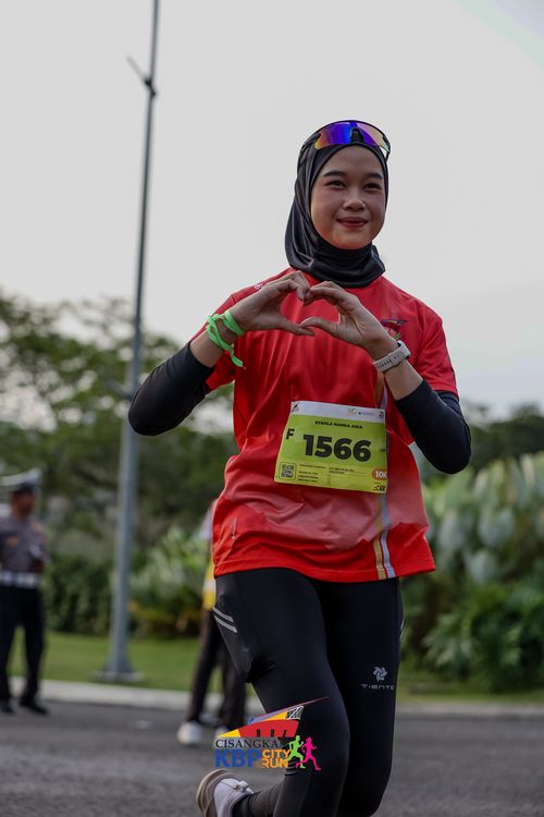 Race photo from CISANGKAN KBP CITY RUN 2025