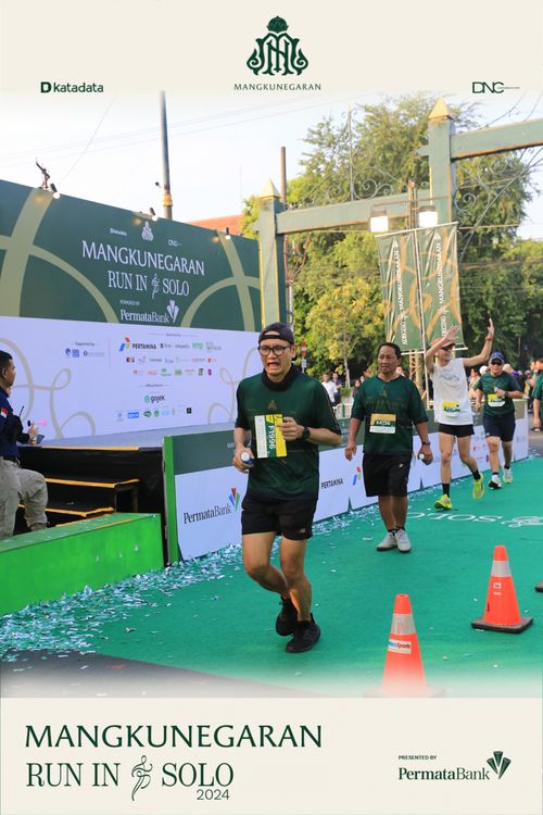 Race photo from Mangkunegaran Run 2024