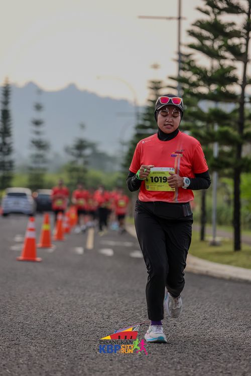 Race photo from CISANGKAN KBP CITY RUN 2025