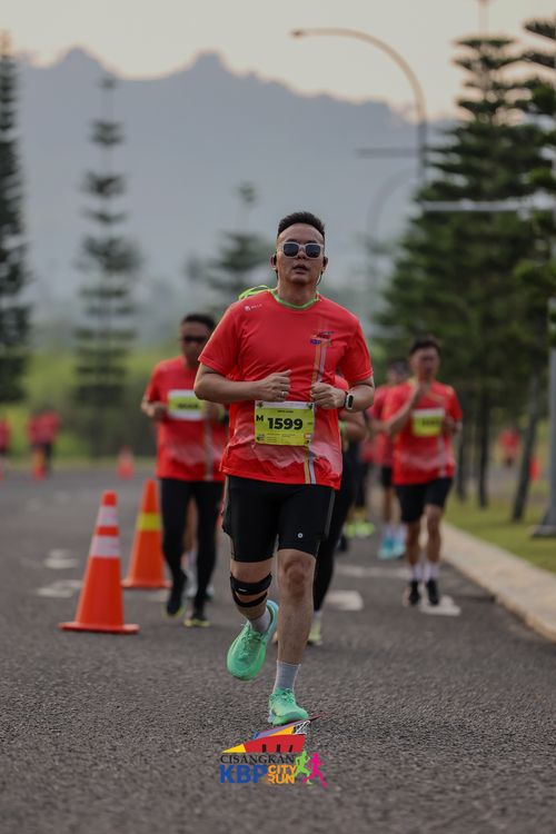 Race photo from CISANGKAN KBP CITY RUN 2025
