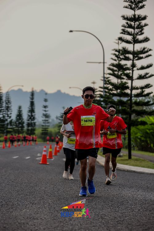 Race photo from CISANGKAN KBP CITY RUN 2025