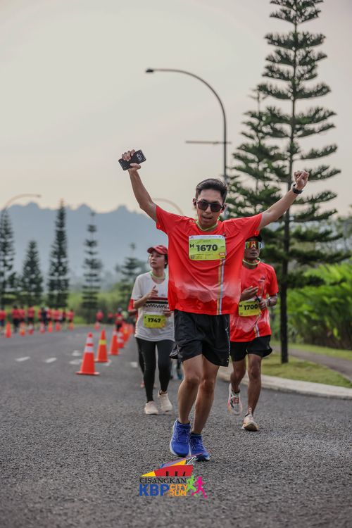 Race photo from CISANGKAN KBP CITY RUN 2025