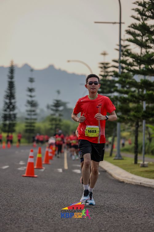 Race photo from CISANGKAN KBP CITY RUN 2025