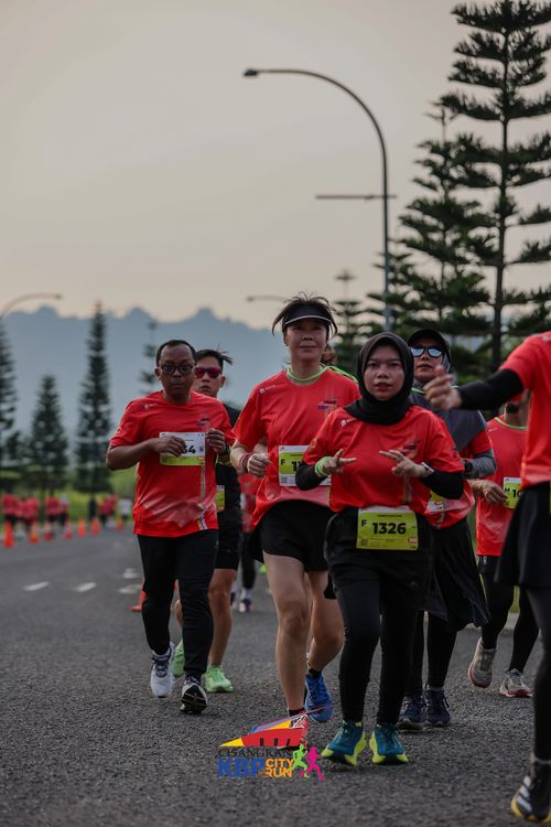 Race photo from CISANGKAN KBP CITY RUN 2025
