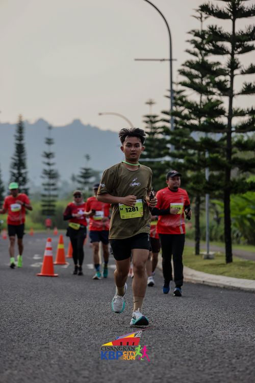 Race photo from CISANGKAN KBP CITY RUN 2025