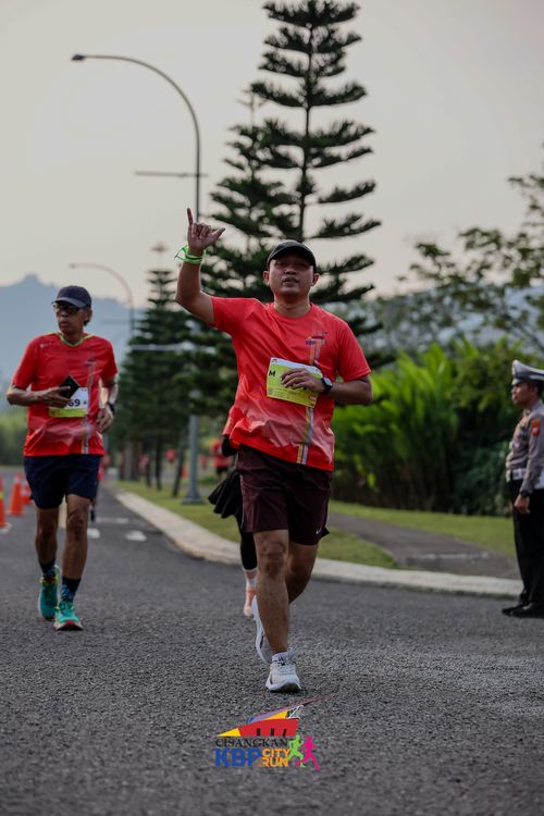 Race photo from CISANGKAN KBP CITY RUN 2025