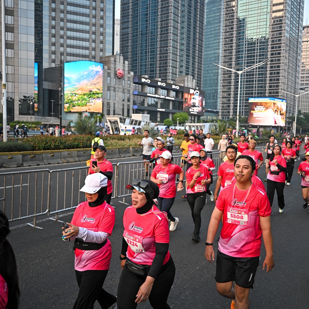 Race photo from SMARTFREN RUN 2026
