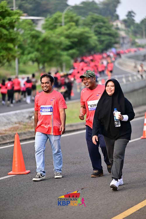 Race photo from CISANGKAN KBP CITY RUN 2025