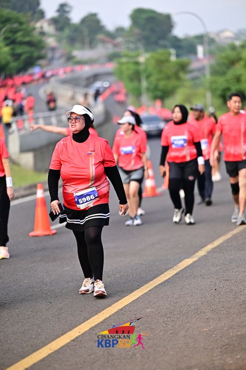 Race photo from CISANGKAN KBP CITY RUN 2025