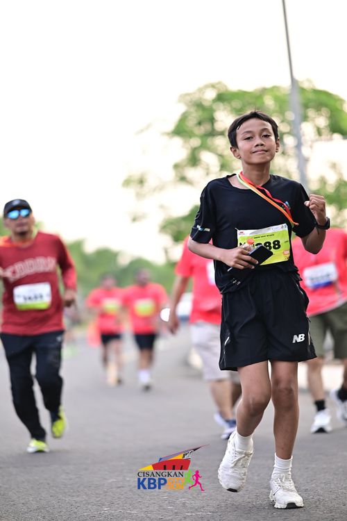 Race photo from CISANGKAN KBP CITY RUN 2025
