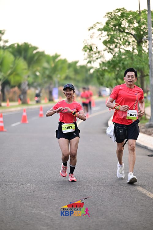 Race photo from CISANGKAN KBP CITY RUN 2025