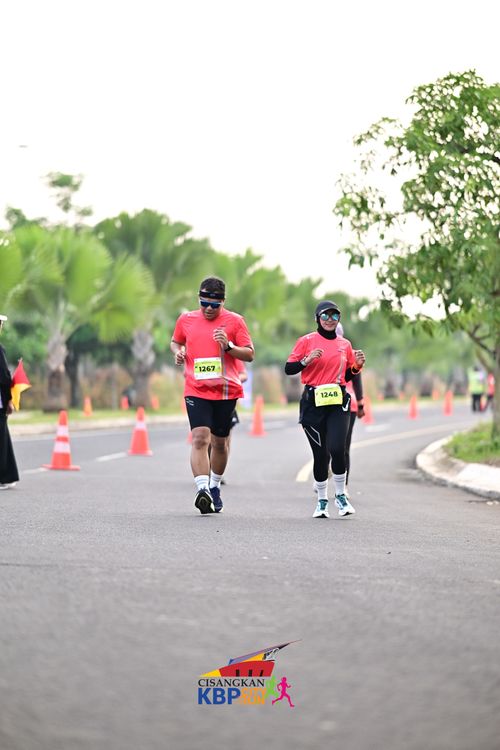 Race photo from CISANGKAN KBP CITY RUN 2025