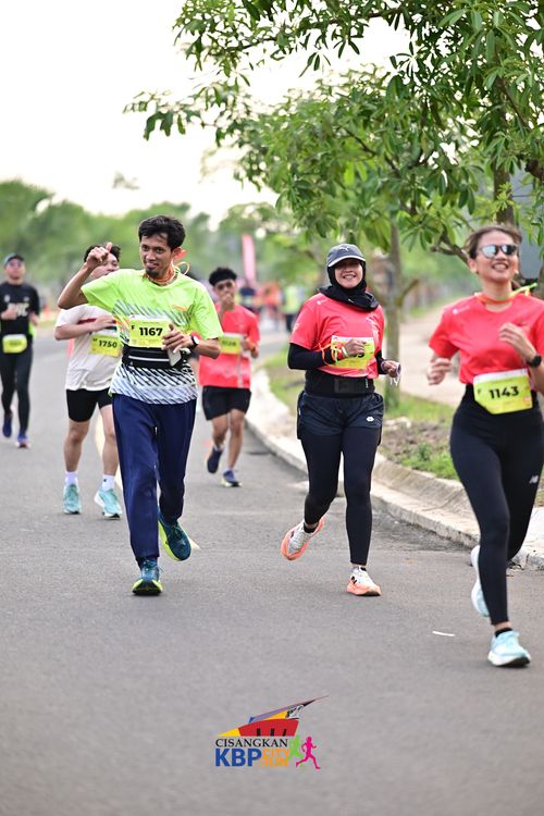 Race photo from CISANGKAN KBP CITY RUN 2025