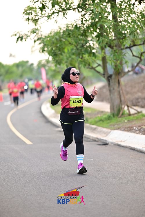 Race photo from CISANGKAN KBP CITY RUN 2025
