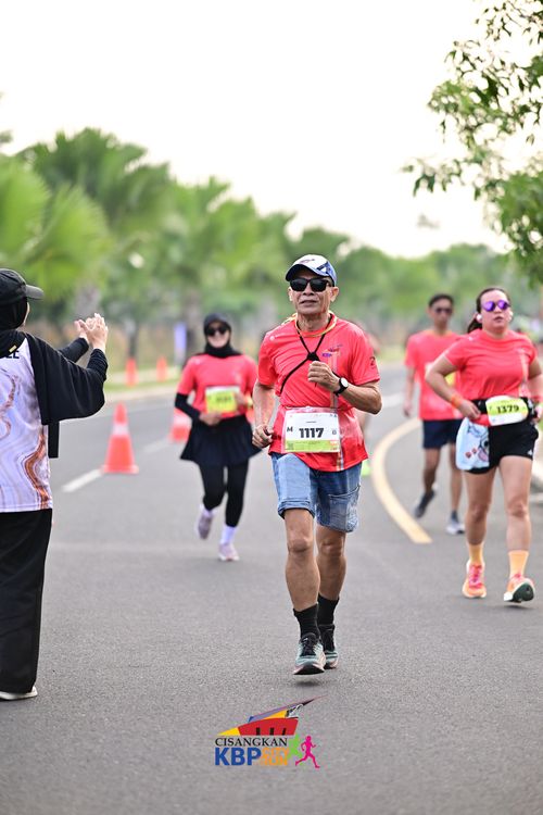 Race photo from CISANGKAN KBP CITY RUN 2025