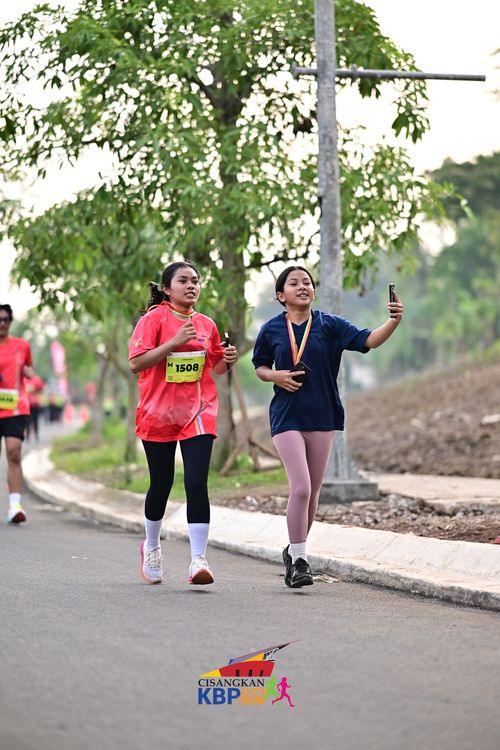 Race photo from CISANGKAN KBP CITY RUN 2025