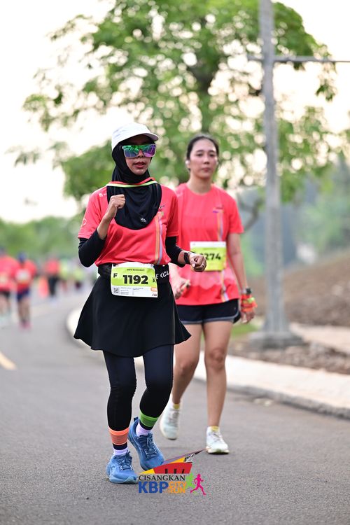 Race photo from CISANGKAN KBP CITY RUN 2025