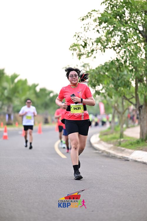 Race photo from CISANGKAN KBP CITY RUN 2025